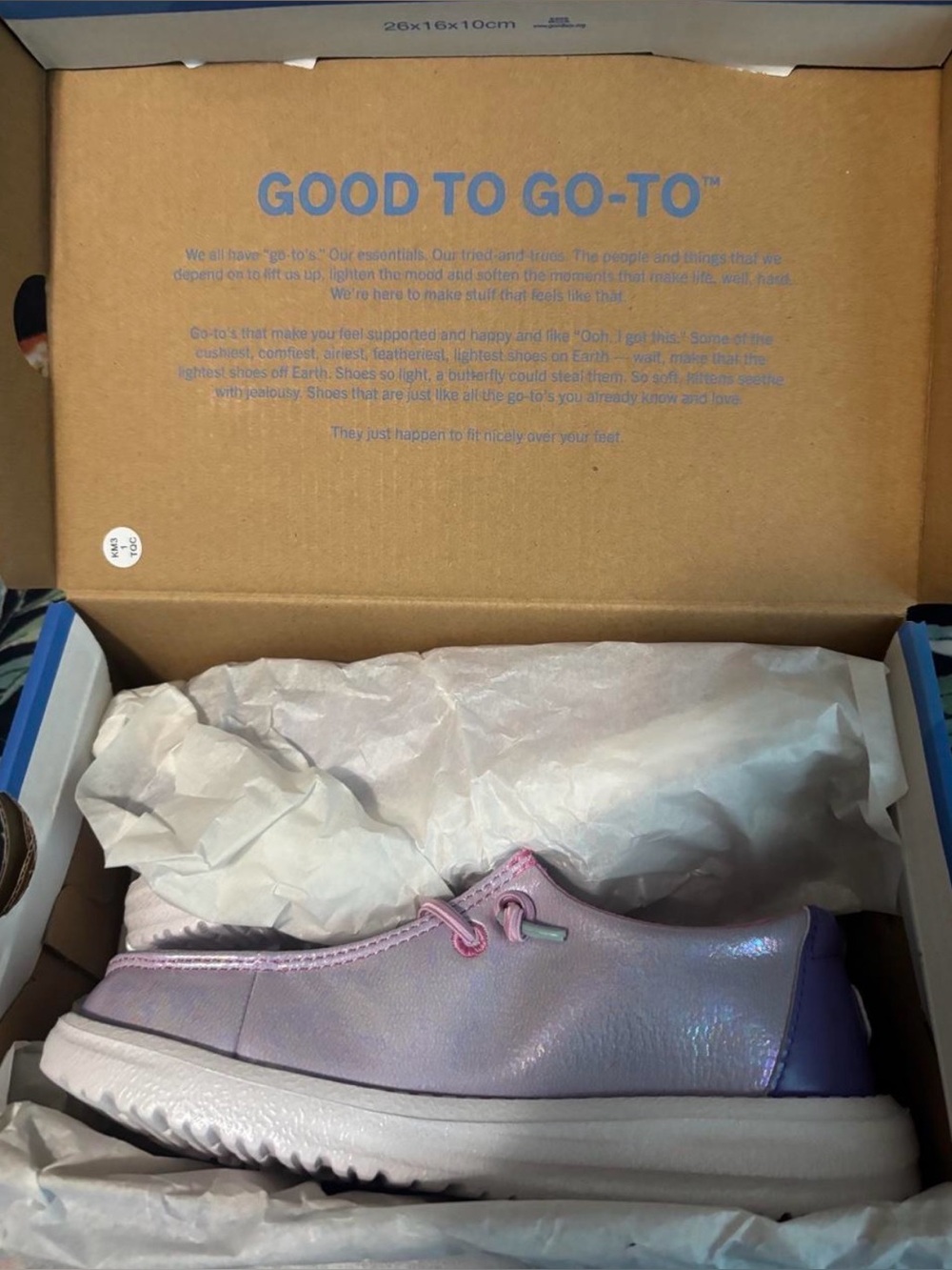 Wendy YIridescent Sparkle Lavender Hey Dudes J1